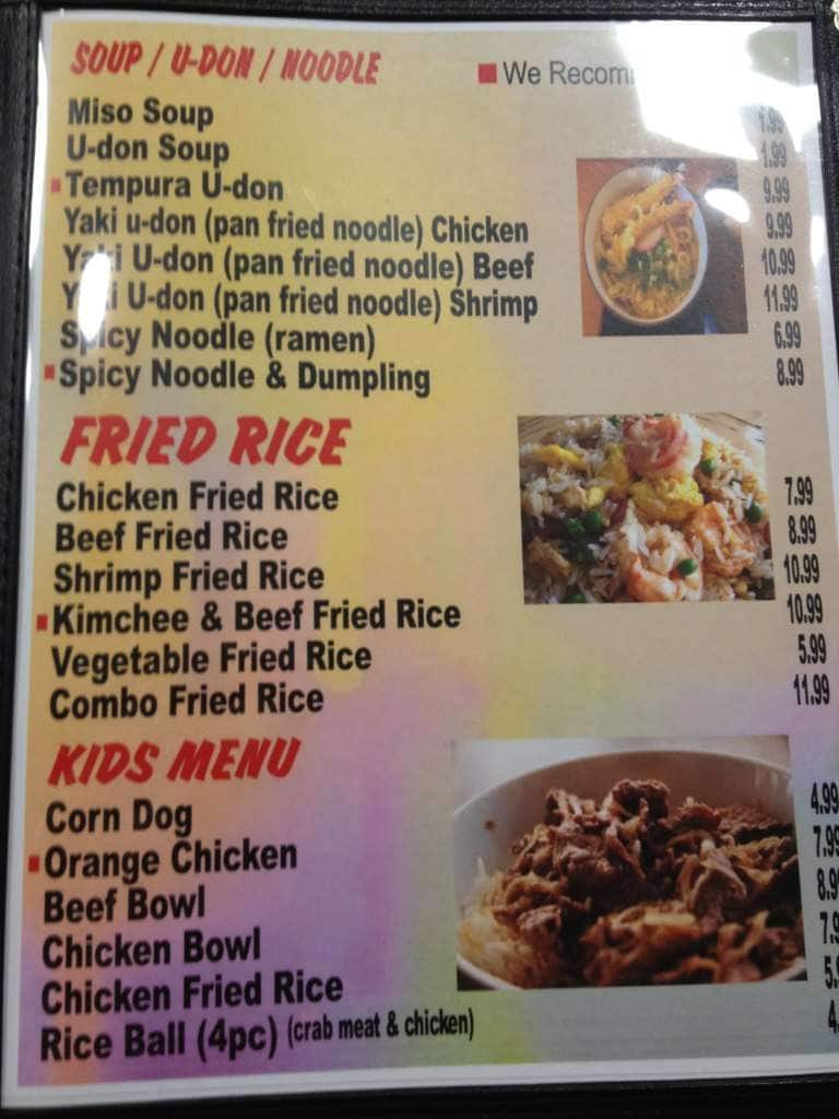 Menu At Kabuki Sushi Roll Restaurant Bossier City Menu at kabuki sushi roll restaurant bossier city