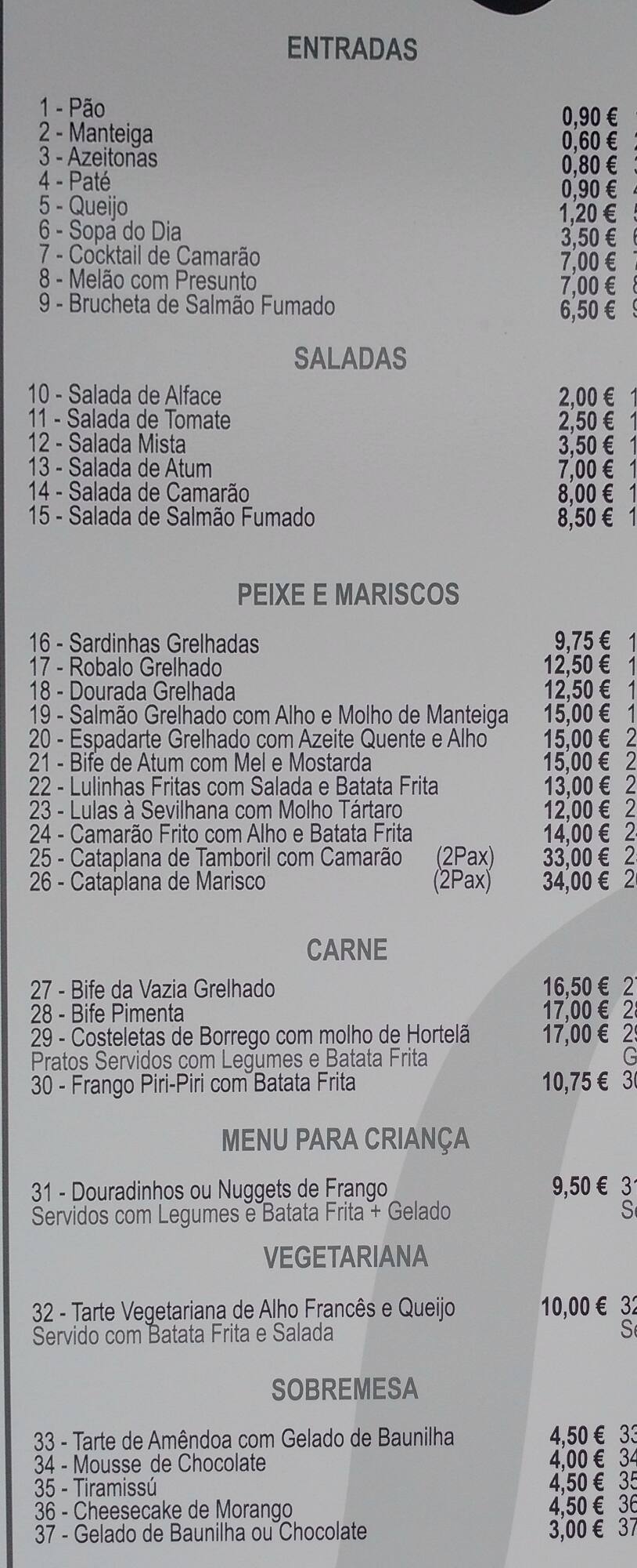 Menu at 7 Hills Indian Restaurant, Lagos