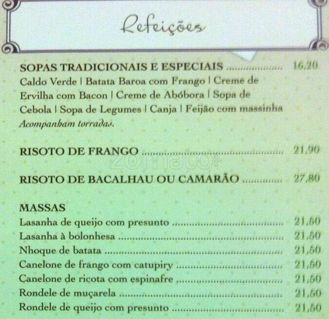 Café HUM - Ipanema cardápio