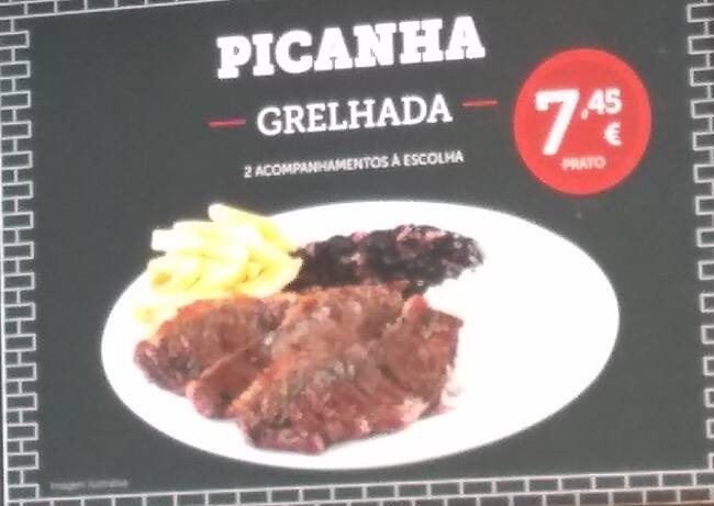 Sr. Frango da Guia, Senhora da Hora Menu