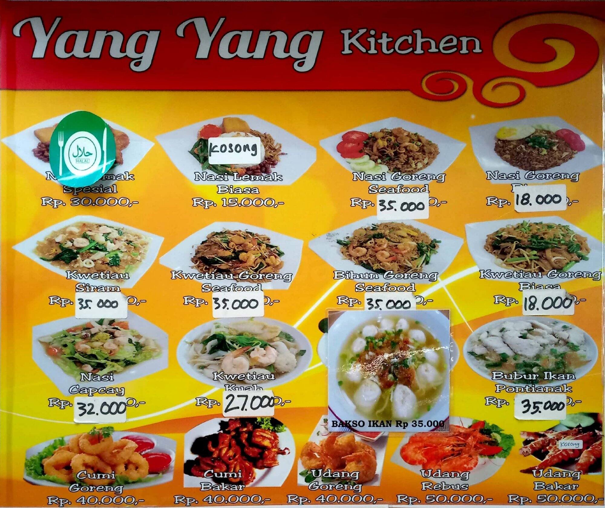 Yang Yang Kitchen Mangga Dua Jakarta क म न Zomato