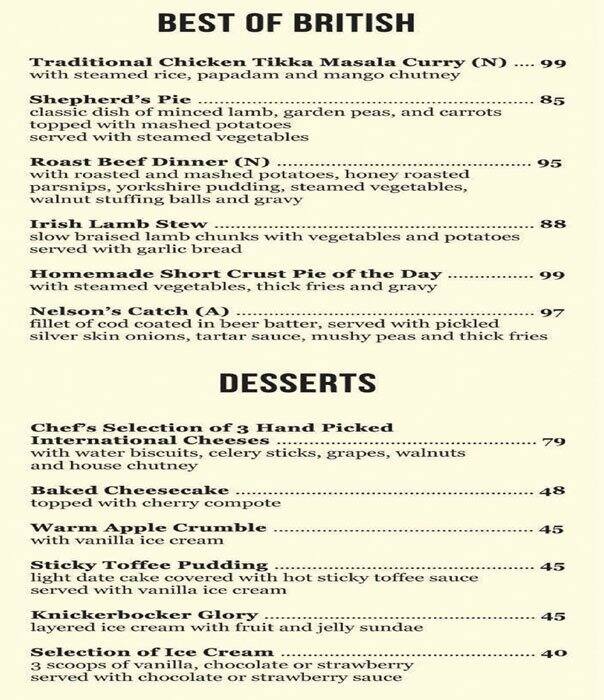 Nelson's - Media Rotana, Barsha Heights, Dubai - Zomato