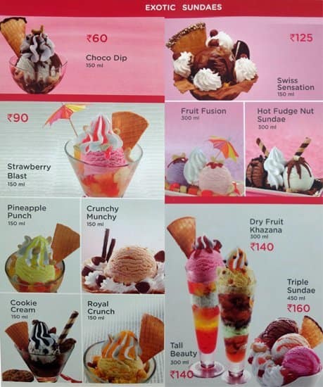 Havmor Ice Cream Menu, Menu for Havmor Ice Cream, Fatehgunj, Vadodara ...