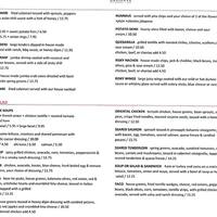 Risky Business Menu Menu For Risky Business Catalina Foothills Tucson