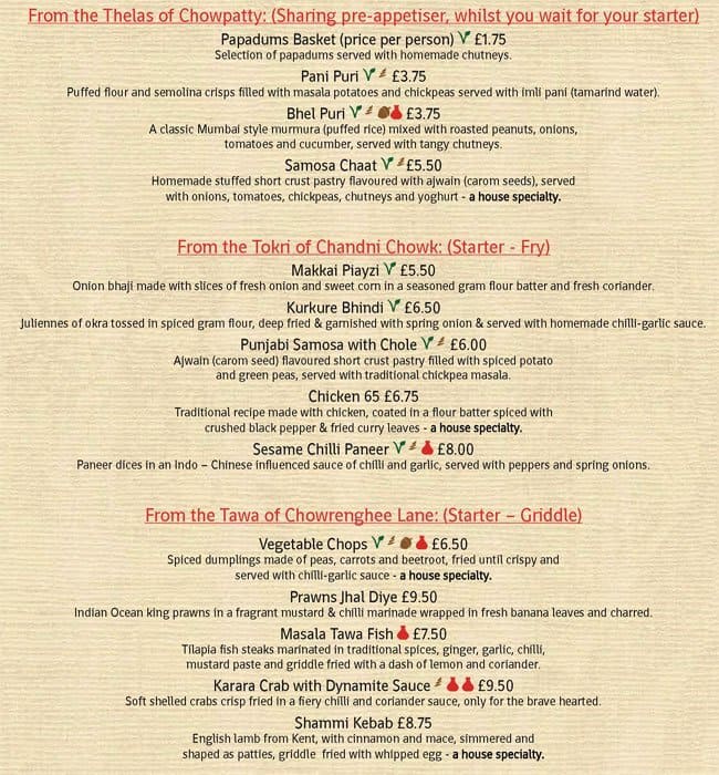 Potli Menu, Menu for Potli, Hammersmith, London Zomato UK