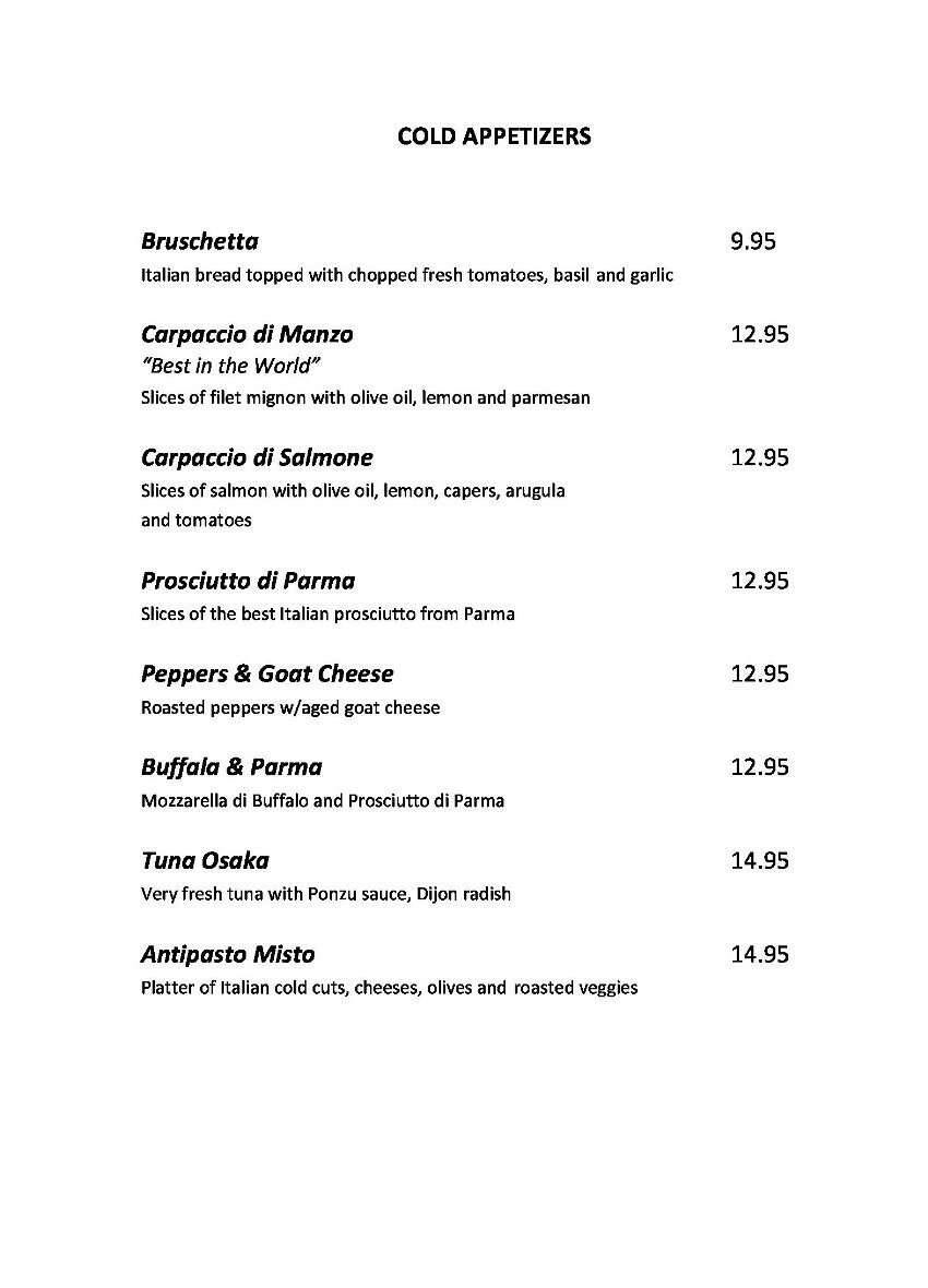 Menu At Cafe Prima Pasta Miami Beach 414 71st St menu-at-cafe-prima-pasta-miami-beach-414-71st-st