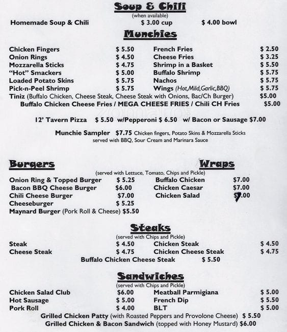 McNally's on Rhawn Menu, Menu for McNally's on Rhawn, Fox Chase ...