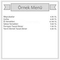 Kosem Ev Yemekleri Menu Kosem Ev Yemekleri Haznedar Istanbul Icin Menu