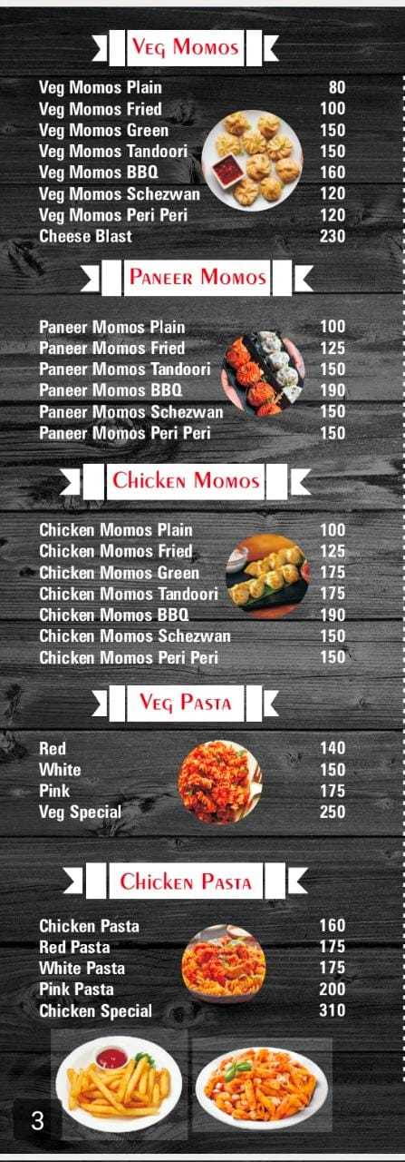 Menu of Food Addicts, Undri, Pune