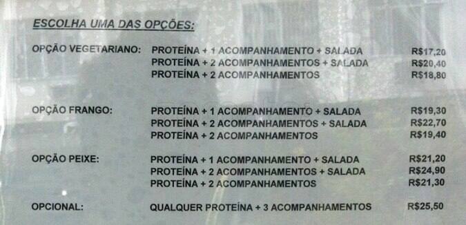 Empório Saúde cardápio