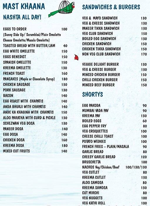 Truffles Bar & Cafe Menu, Menu for Truffles Bar & Cafe, Jubilee Hills