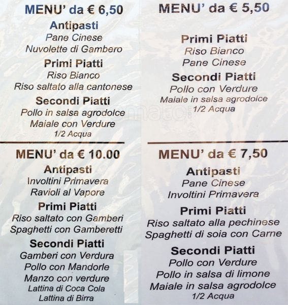 Menu di Fu Hao 