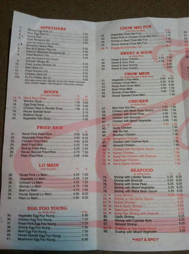 Happy China Menu, Menu for Happy China, Jeffersontown, Louisville