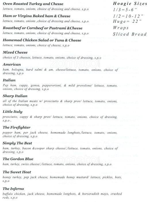 Meathead's Deli Menu, Menu for Meathead's Deli, Torresdale