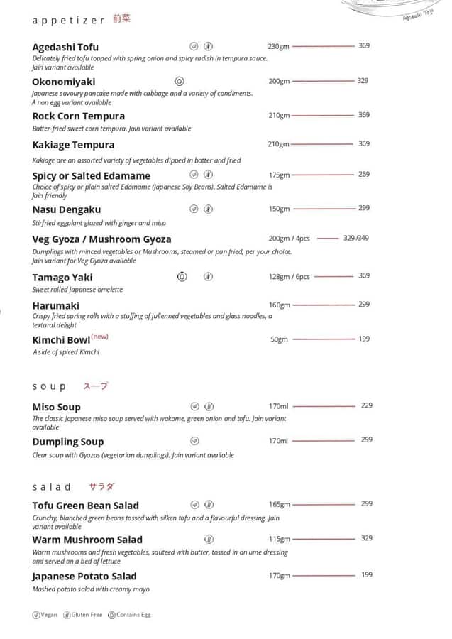 Menu of Bento B, Nizampura, Vadodara