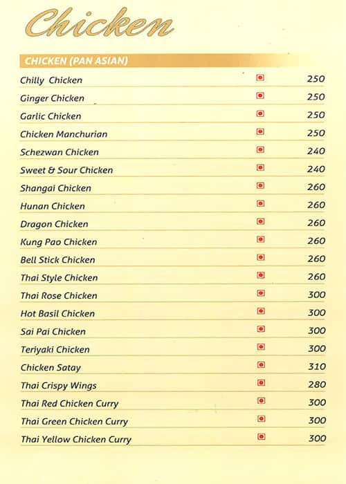 Buhari menu