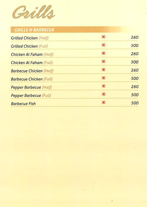 Buhari menu