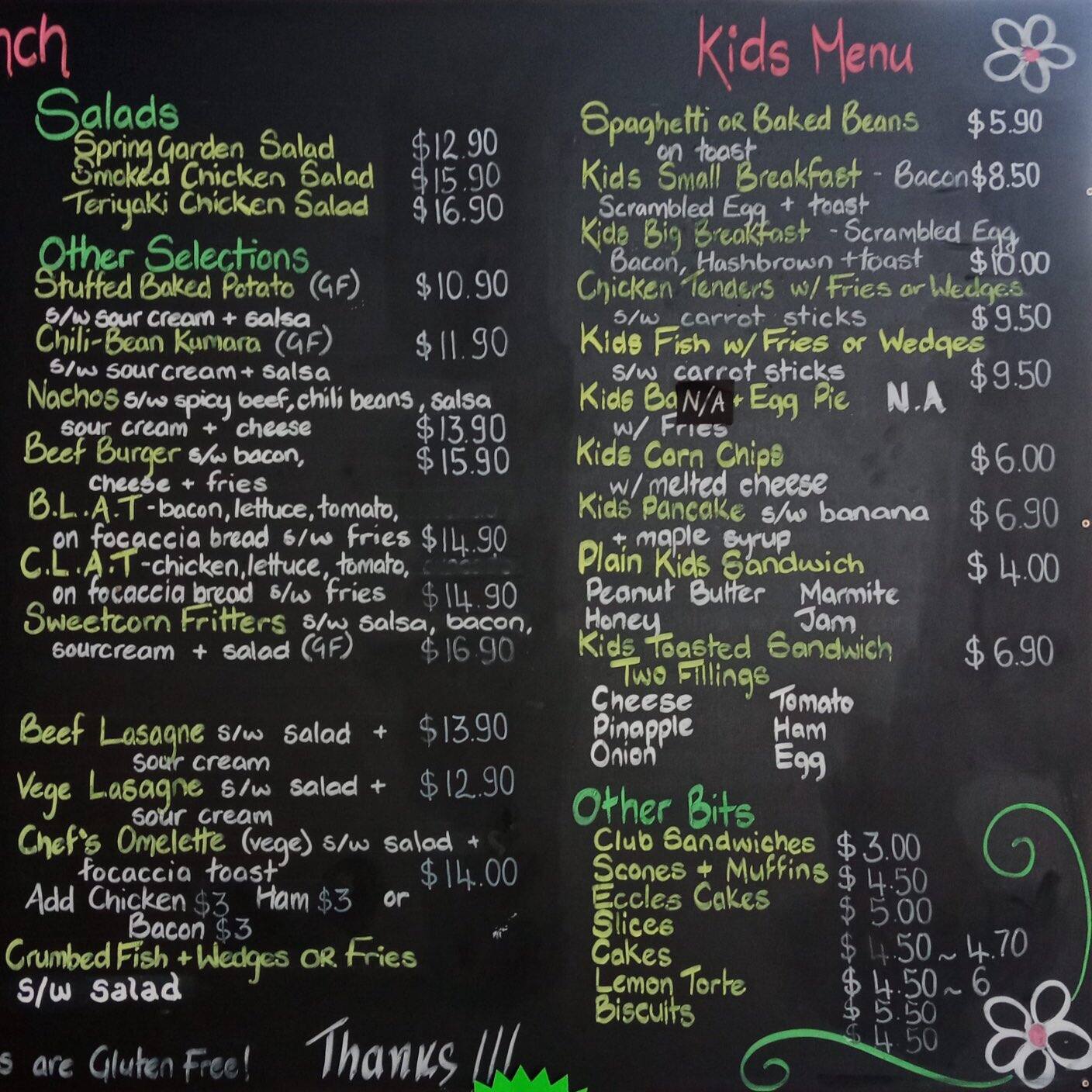 Kings Garden Cafe Menu Menu For Kings Garden Cafe Silverdale