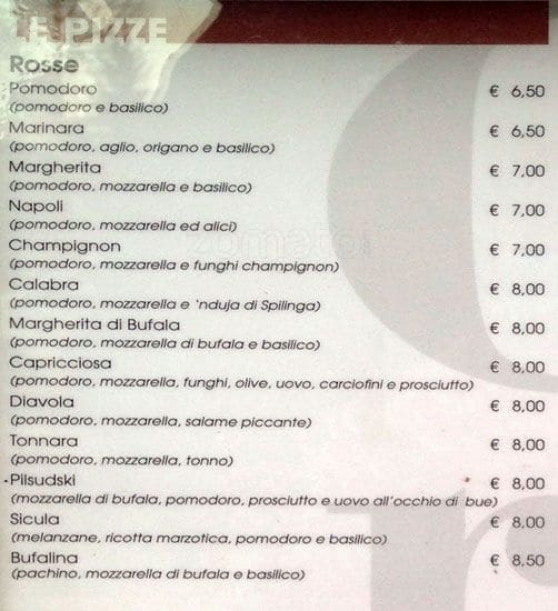 Menu di Crilè 