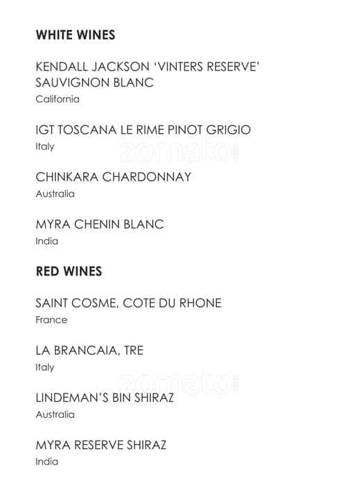 Menu at The LaLiT Food Truck Company Mumbai, Mumbai