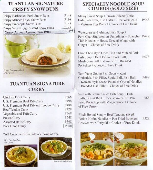 Tuan Tuan Menu, Menu for Tuan Tuan, Ortigas, Mandaluyong City Zomato