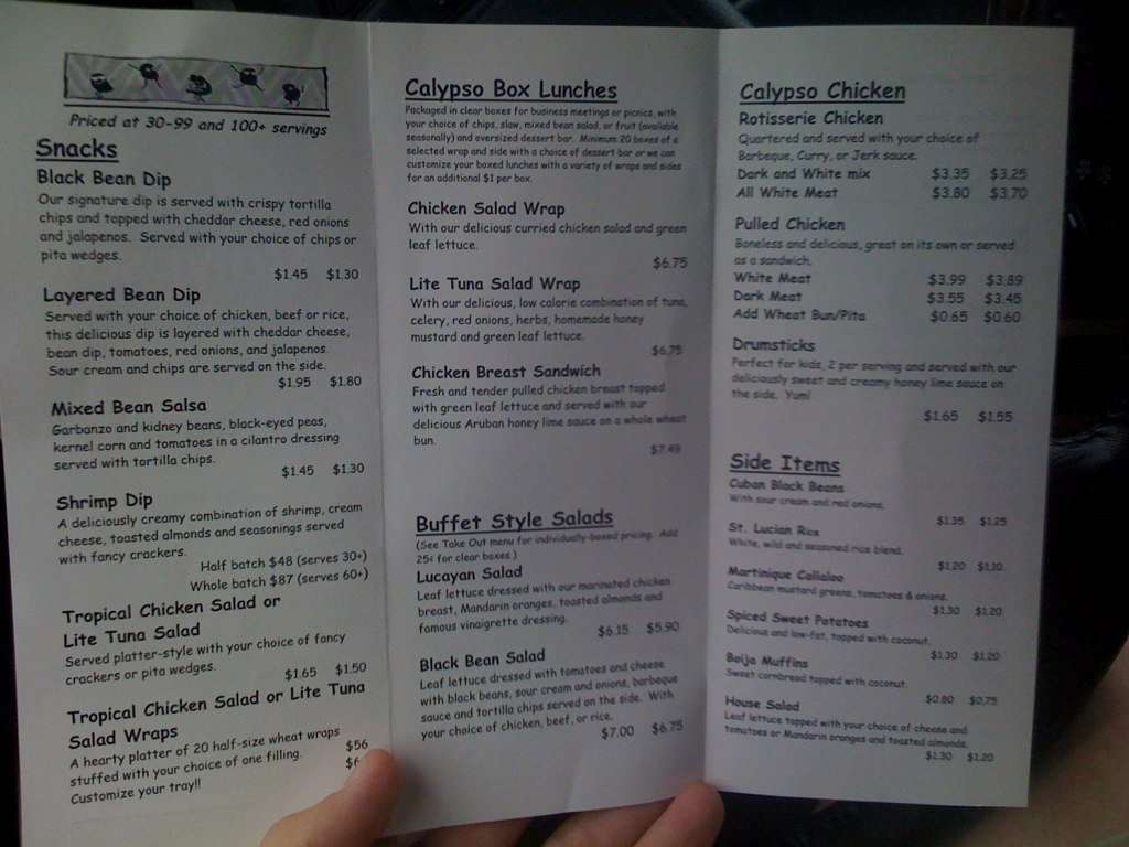 Calypso Cafe East Nashville Menu Calypso Cafe East Nashville Menu