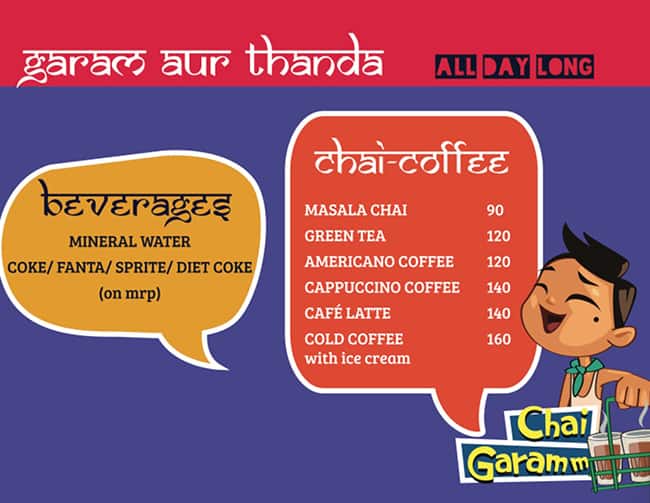 Meera's Bistro 2.0 menu