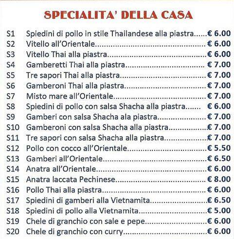Menu di Peng Lai 