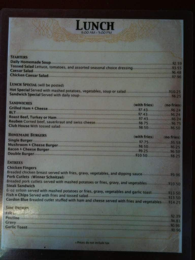 Lunchbox Diner Menu, Menu for Lunchbox Diner, Glenora, Edmonton Urbanspoon/Zomato