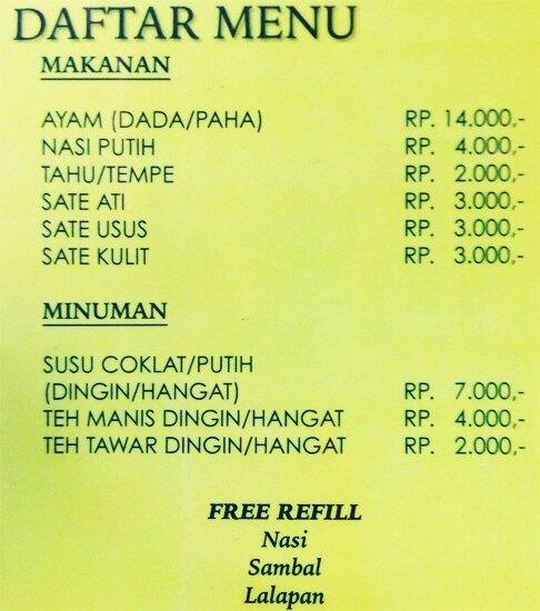 Ayam Gepuk Sambal Bawang Pak Gembus Menu - Zomato Indonesia