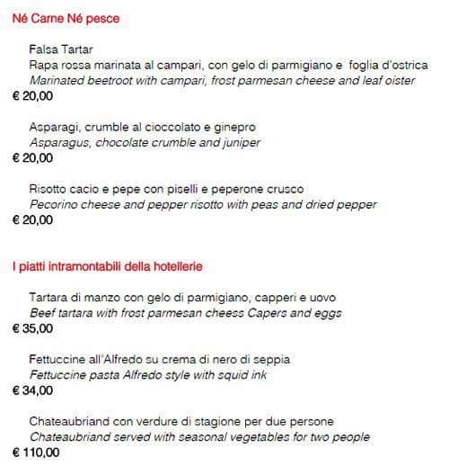 Menu di Guida Ballerino 
