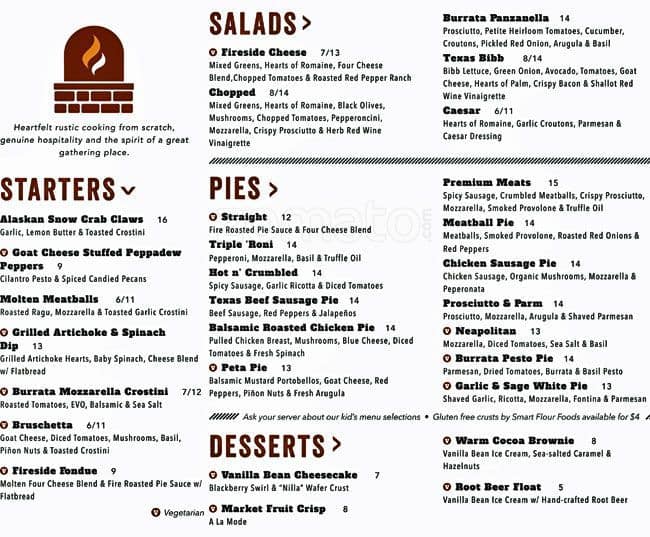 port ludlow fireside restaurant menu