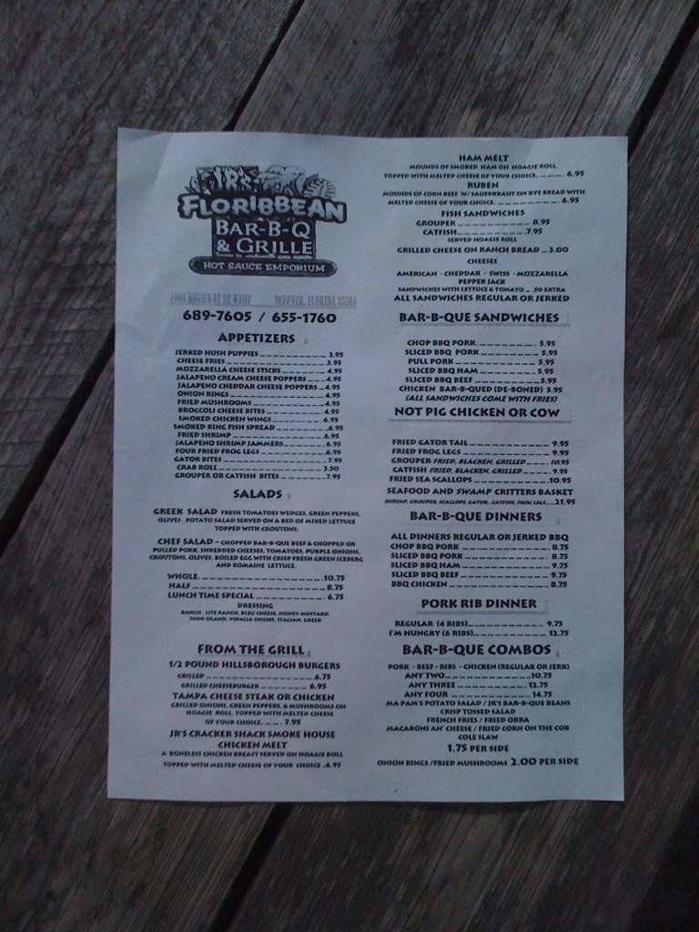 Billy Bob's Ice Cream Menu at robertchudson blog