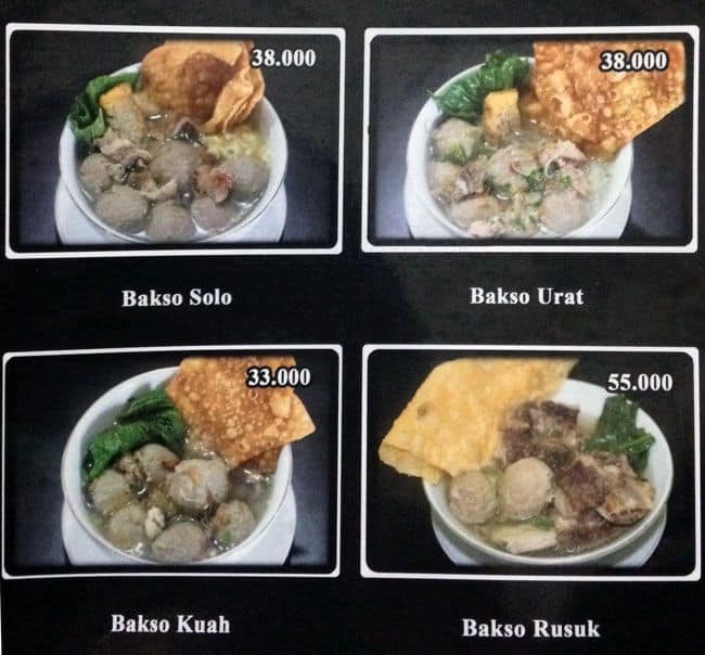 Bakso Solo Menu Menu For Bakso Solo Benda Tangerang Zomato Indonesia