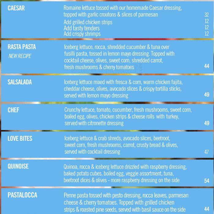 Crepaway menu
