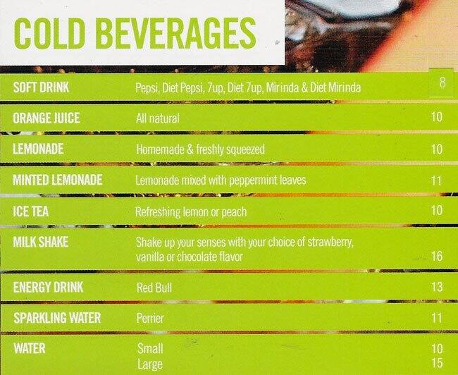 Crepaway menu