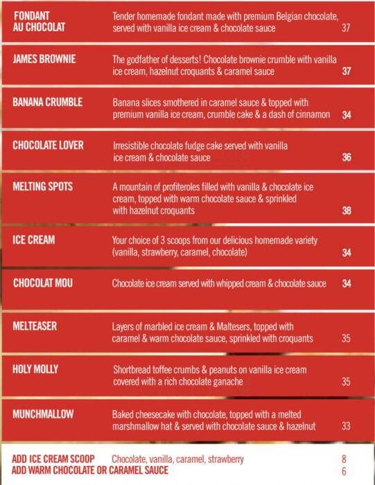 Crepaway menu