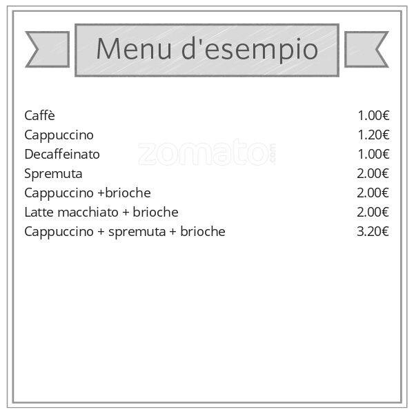 Menu di Bitter Bar 