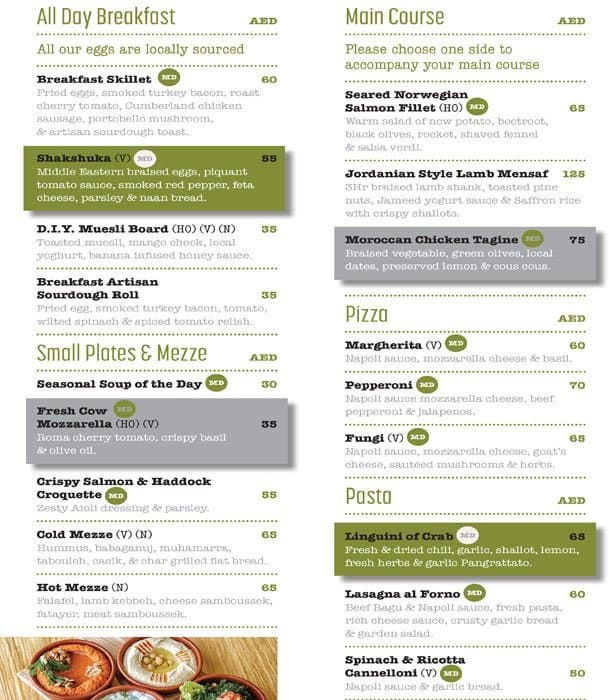 Nuevo Premier Inn Menu, Menu for Nuevo Premier Inn, Jebel Ali