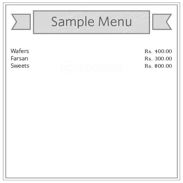 Satranj Wafers menu