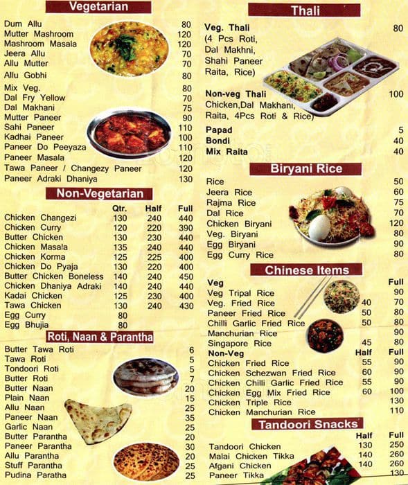 MT Everest Food Corner Menu, Menu for MT Everest Food Corner, New