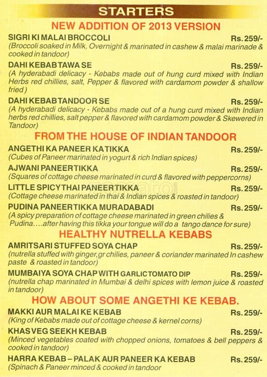 Bell Peppers Menu, Menu for Bell Peppers, Ashok Vihar Phase 2, New