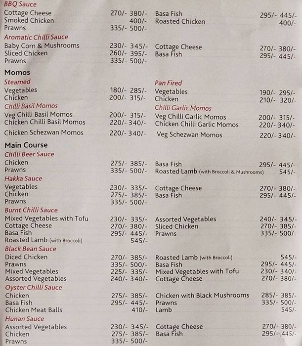 Wok Hei - Chembur BUY 1 GET 1 FREE OFEERS menu