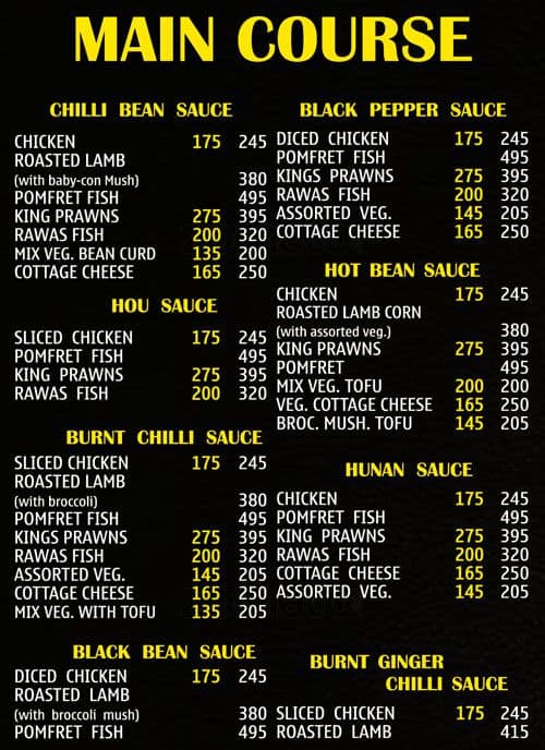 Menu at Wok Hei, Mumbai, 14 Sunder Apartment Sion Trombay Road