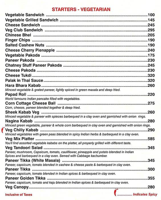 Menu at Regency Restaurant, Bar & Banquet Hall, Ulhasnagar, Sadhu ...