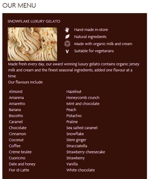Snowflake Luxury Gelato Menu, Menu for Snowflake Luxury Gelato, Bayswater, London Zomato UK