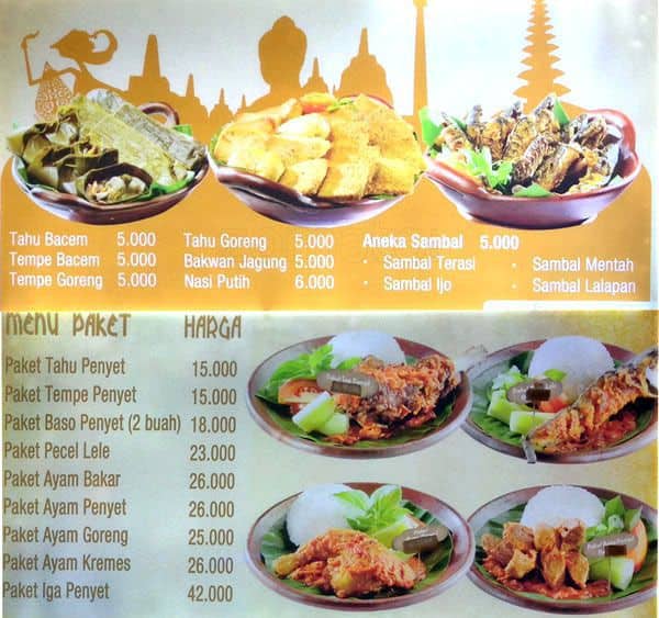 Indonesian Food Menu, Menu for Indonesian Food, Pondok Aren, Tangerang