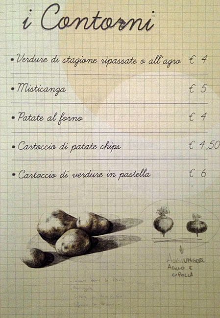 Menu di Fermento 