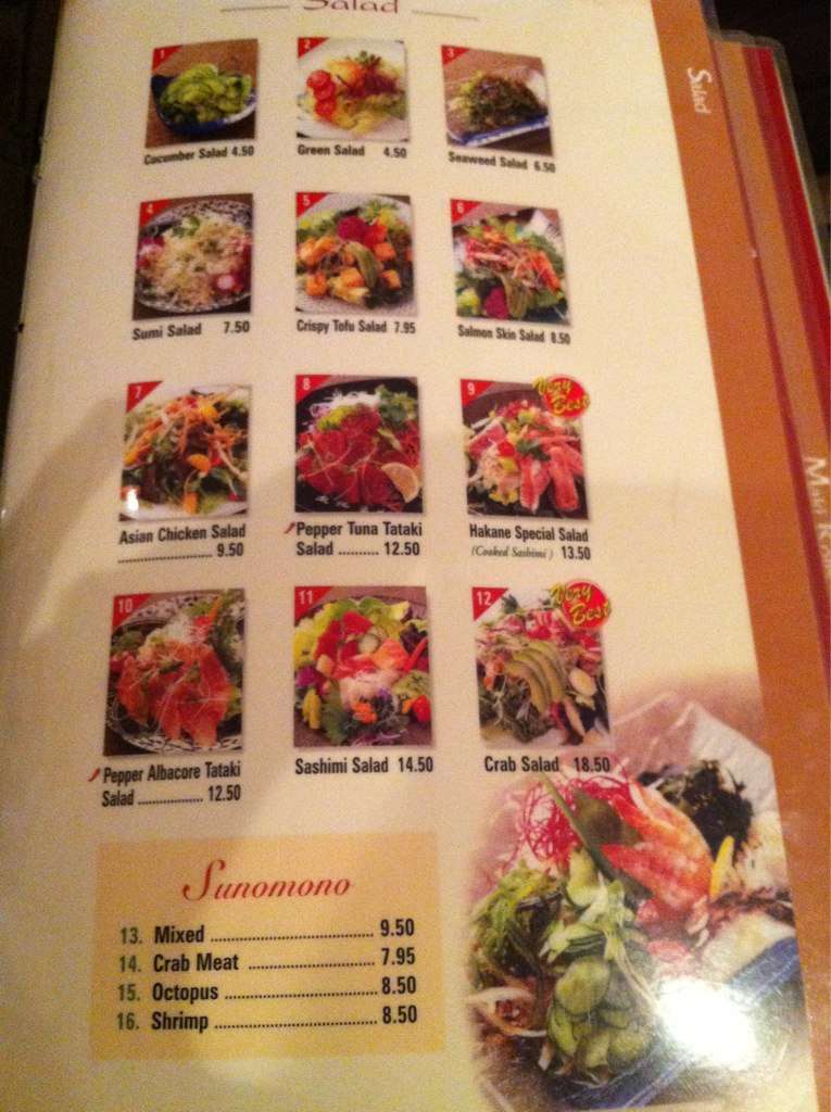 Sushiya Express Isla Vista Menu