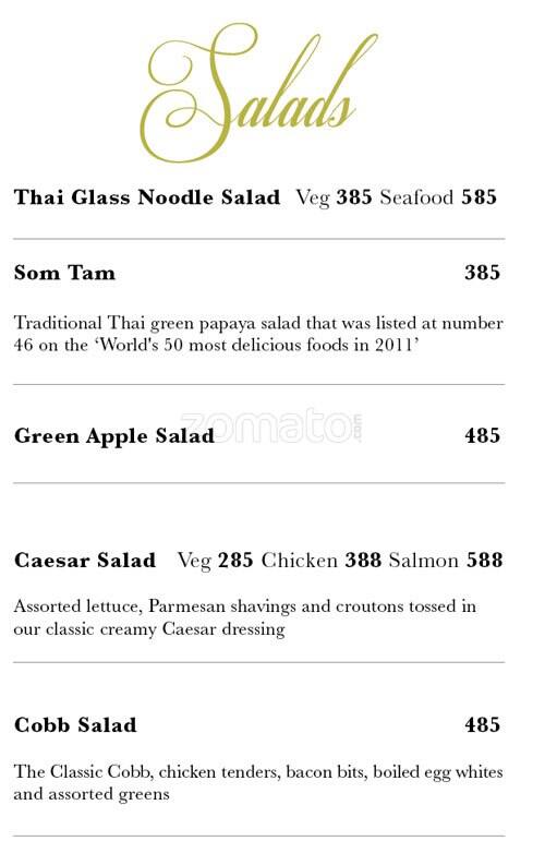 Cafe 88 menu
